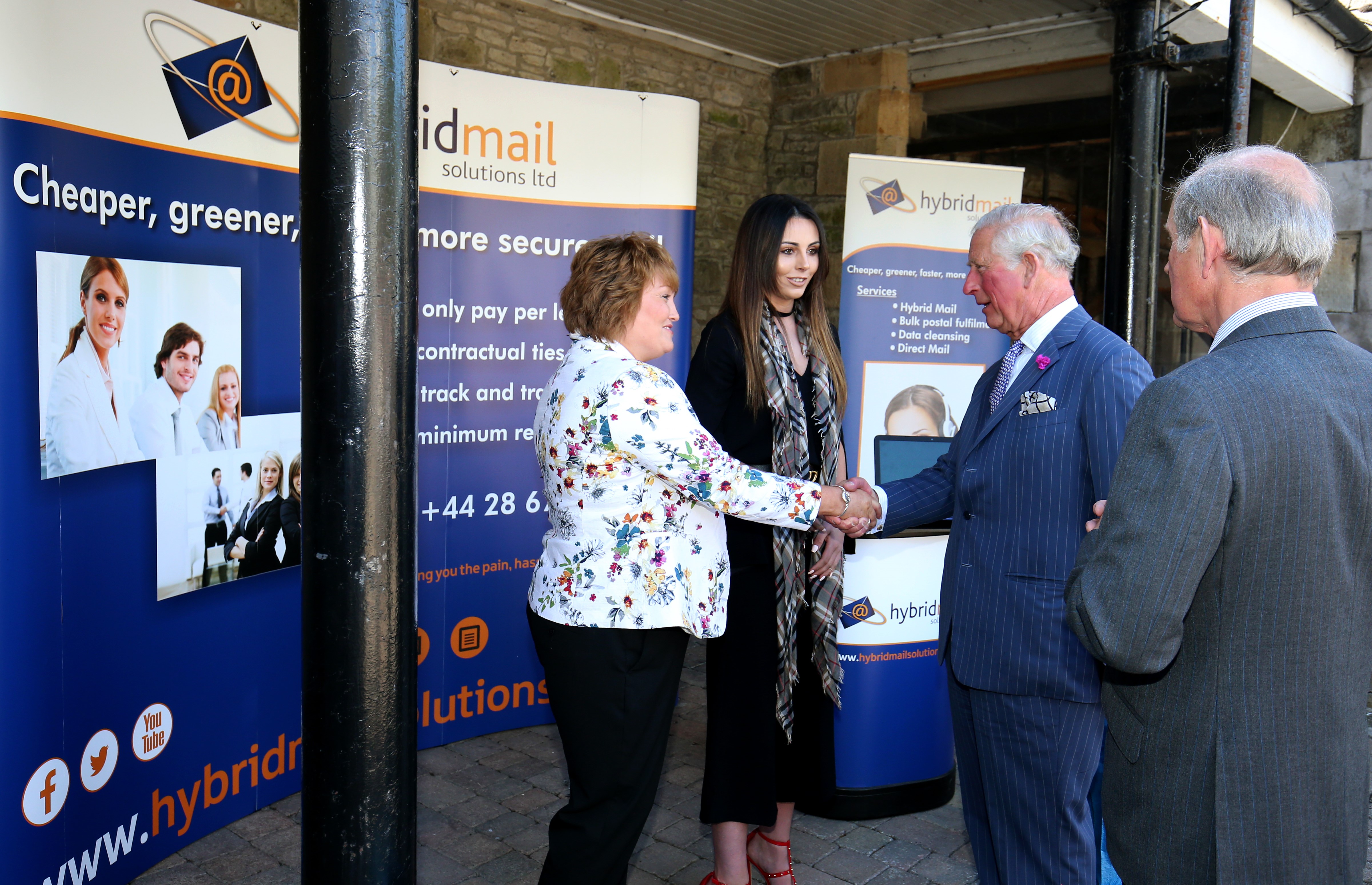 Prince Of Wales Meets Hybrid Mail Solutions