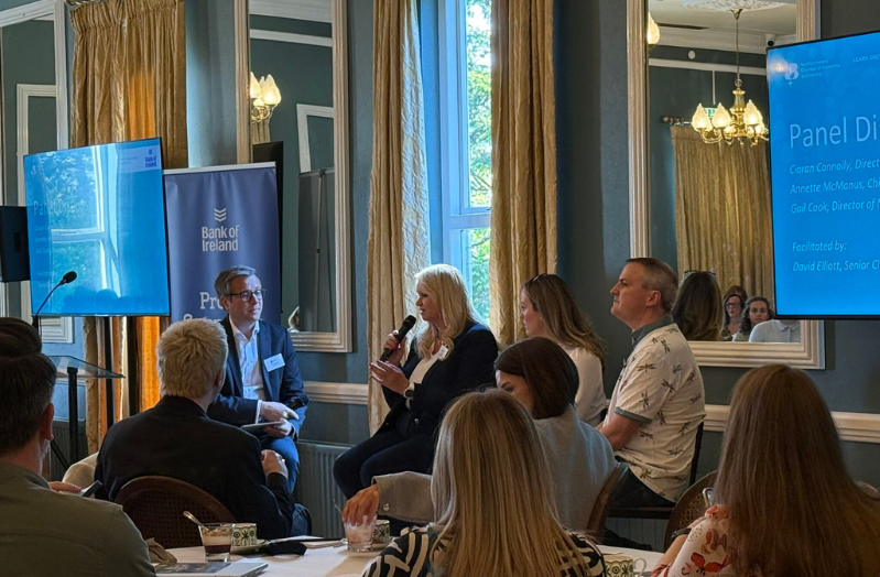 NI Chamber Business Breakfast panel on AI and marketing at Magheramorne Estate